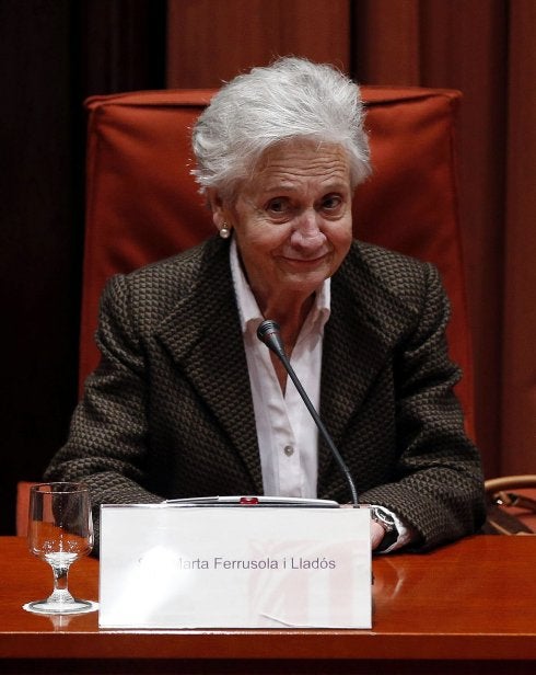 La mujer de Pujol. 