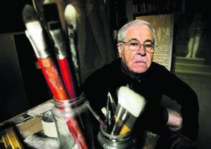 Rafael Armengol, en su estudio de Benimodo. ::
DAMIÁN TORRES