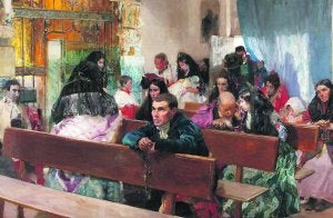 'El bautizo', de Joaquín Sorolla, expuesto por primera vez en 110 años. :: Sotheby's