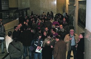 Los fedatarios que acudieron a Les Corts.
:: LP