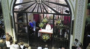 Roban la recaudación y la reliquia de la Virgen de la Cueva Santa de Altura