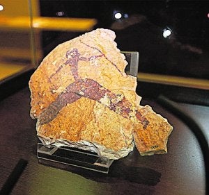 La pieza, que mide sólo 20 centímetros, está expuesta en un lugar preferente del Museo de la Valltorta ::
LP
