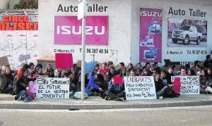 Los estudiantes de los institutos de la Safor protestan por los recortes