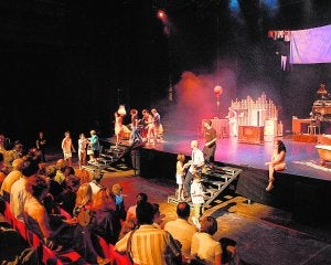Obra en Sagunt a Escena, uno de los eventos que se integrará en el futuro festival de CulturArts. ::                             LP