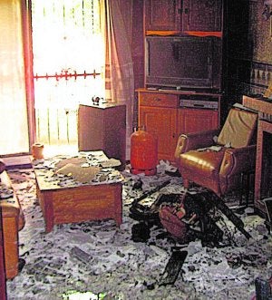 Un hombre sufre quemaduras al arder su vivienda en Macastre