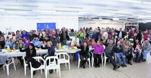 La cena solidaria de Sant Pere de Tavernes reúne a 550 personas