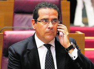 El portavoz del PP, Jorge Bellver. ::                             TXEMA RODRÍGUEZ