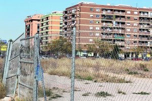 Parcela del barrio de Patraix de Valencia donde se levantará el Centro de Iniciativa Social. ::                             JESÚS SIGNES