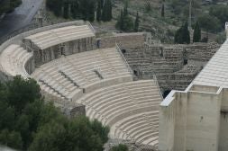 Vista general del Teatro Romano de Sagunto.