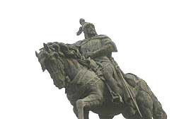 Monumento al rey Jaime I el Conquistador en el Parterre.
