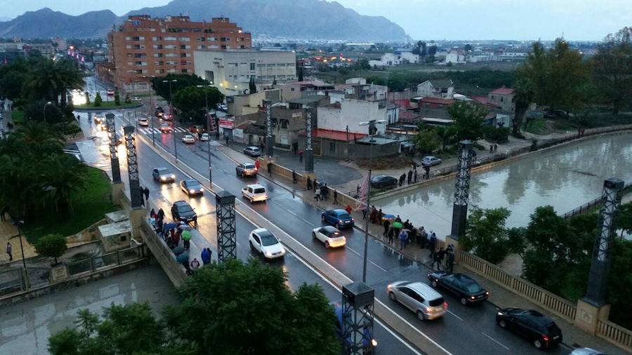 Foto del Segura, a su paso por el Puente del Rey