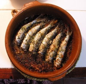 Sardinas al horno