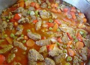 Estofado de ternera y verduras