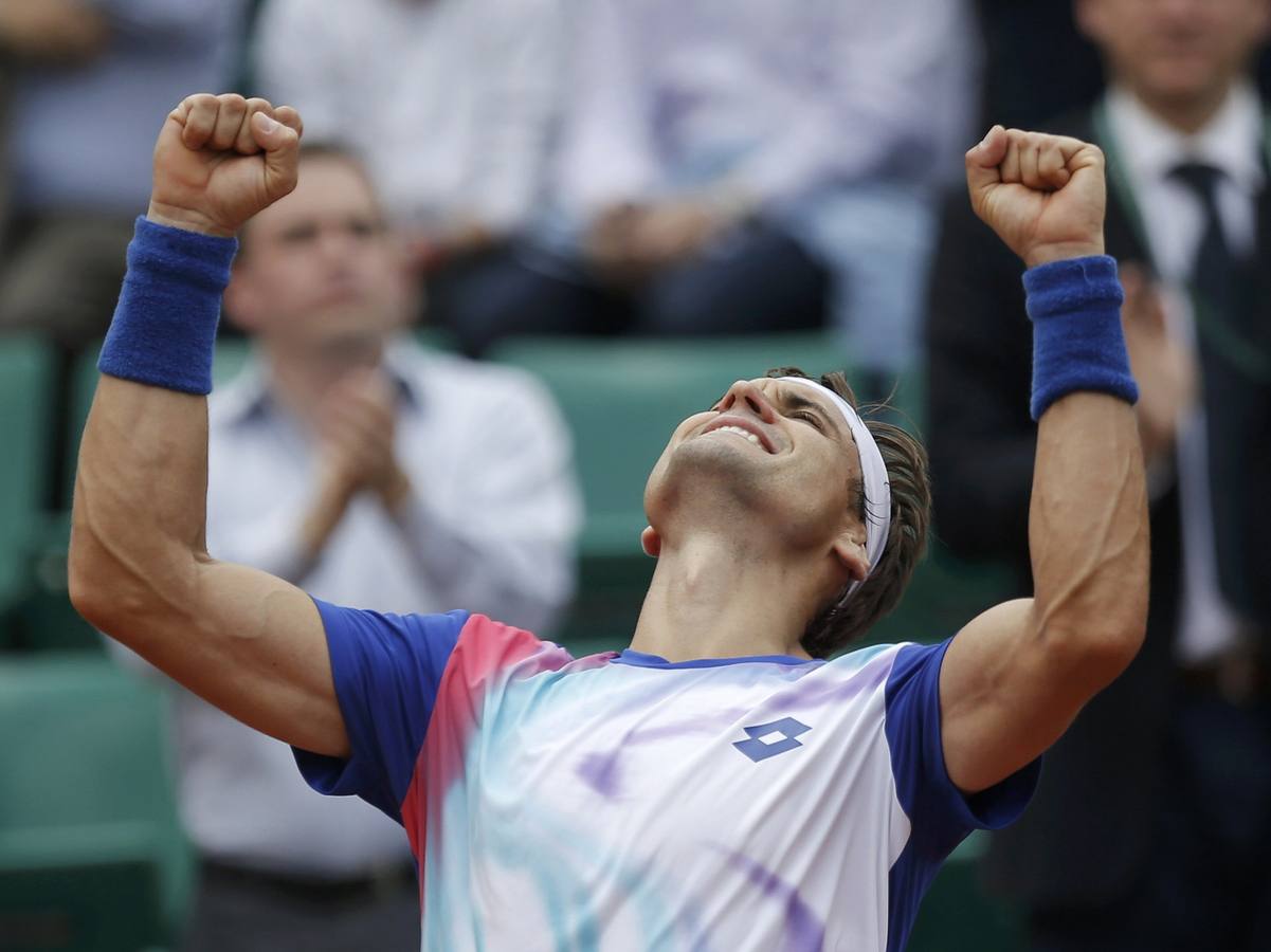 David Ferrer vence a Anderson y accede a cuartos de final en Roland Garros