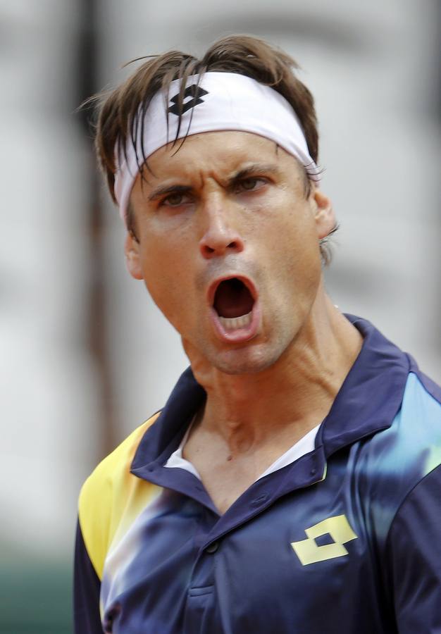 David Ferrer vence a Anderson y accede a cuartos de final en Roland Garros