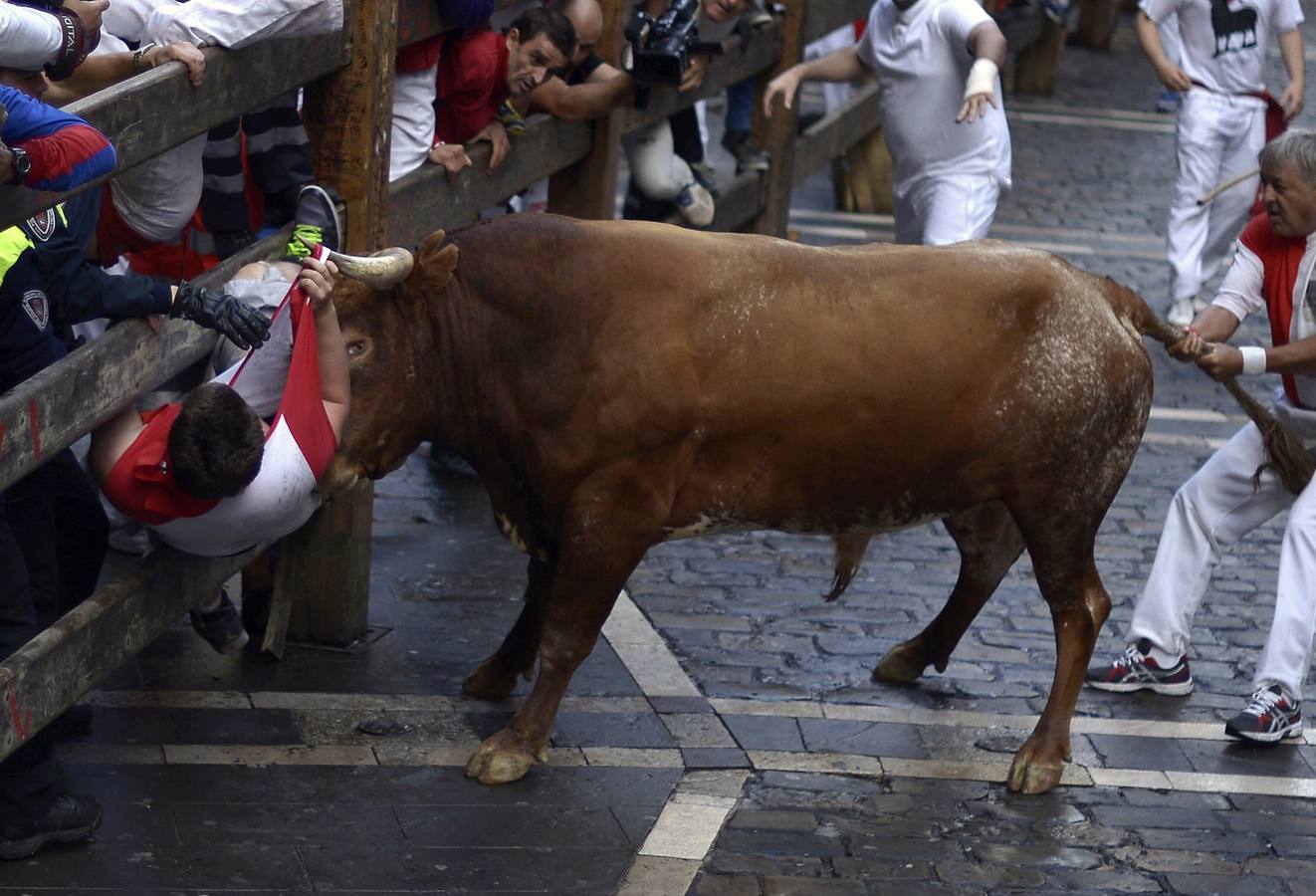 Peligroso y largo último encierro de Sanfermines