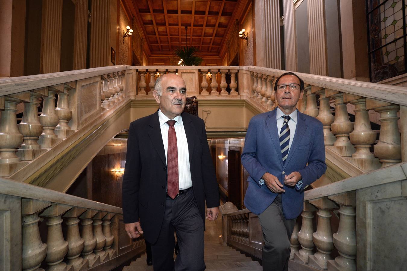 Garre visita el Ayuntamiento de Murcia