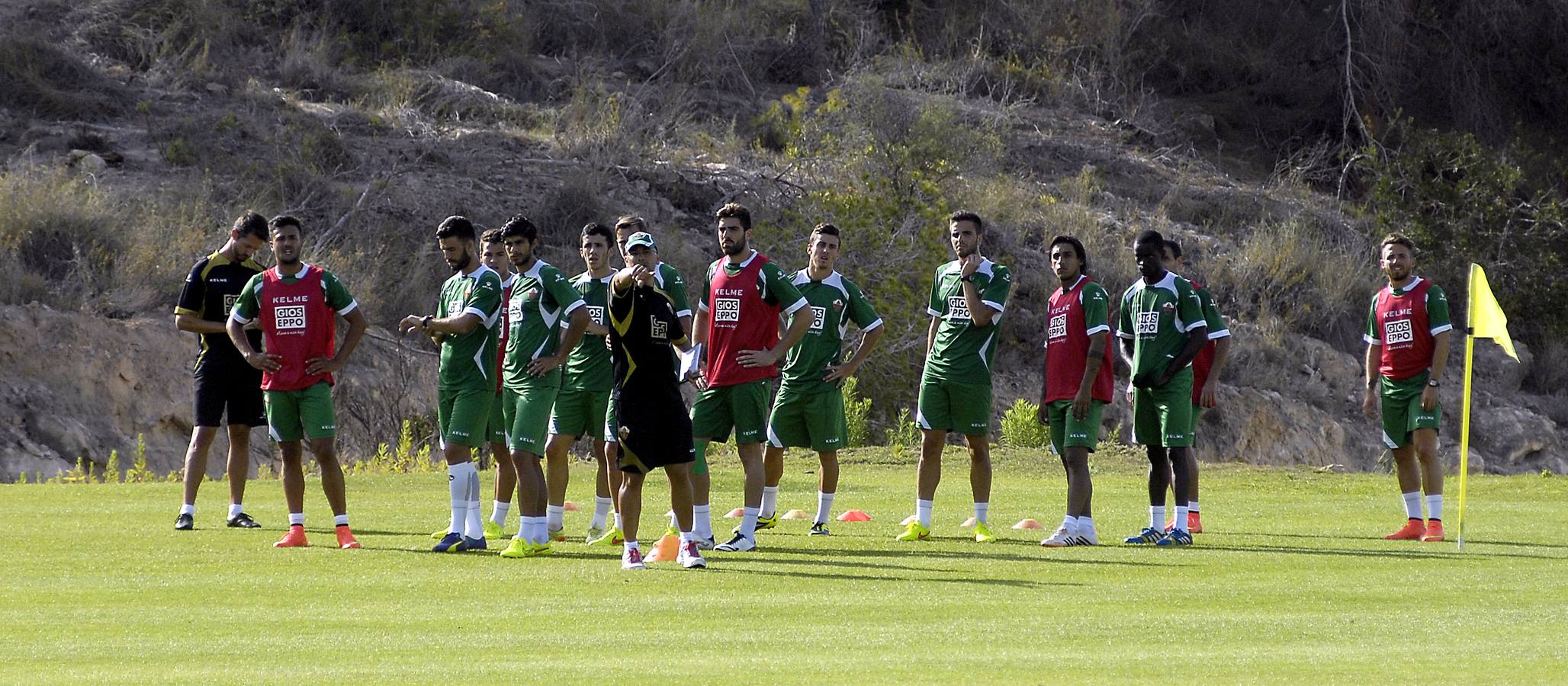 Entrenamiento franjiverde en Campoamor