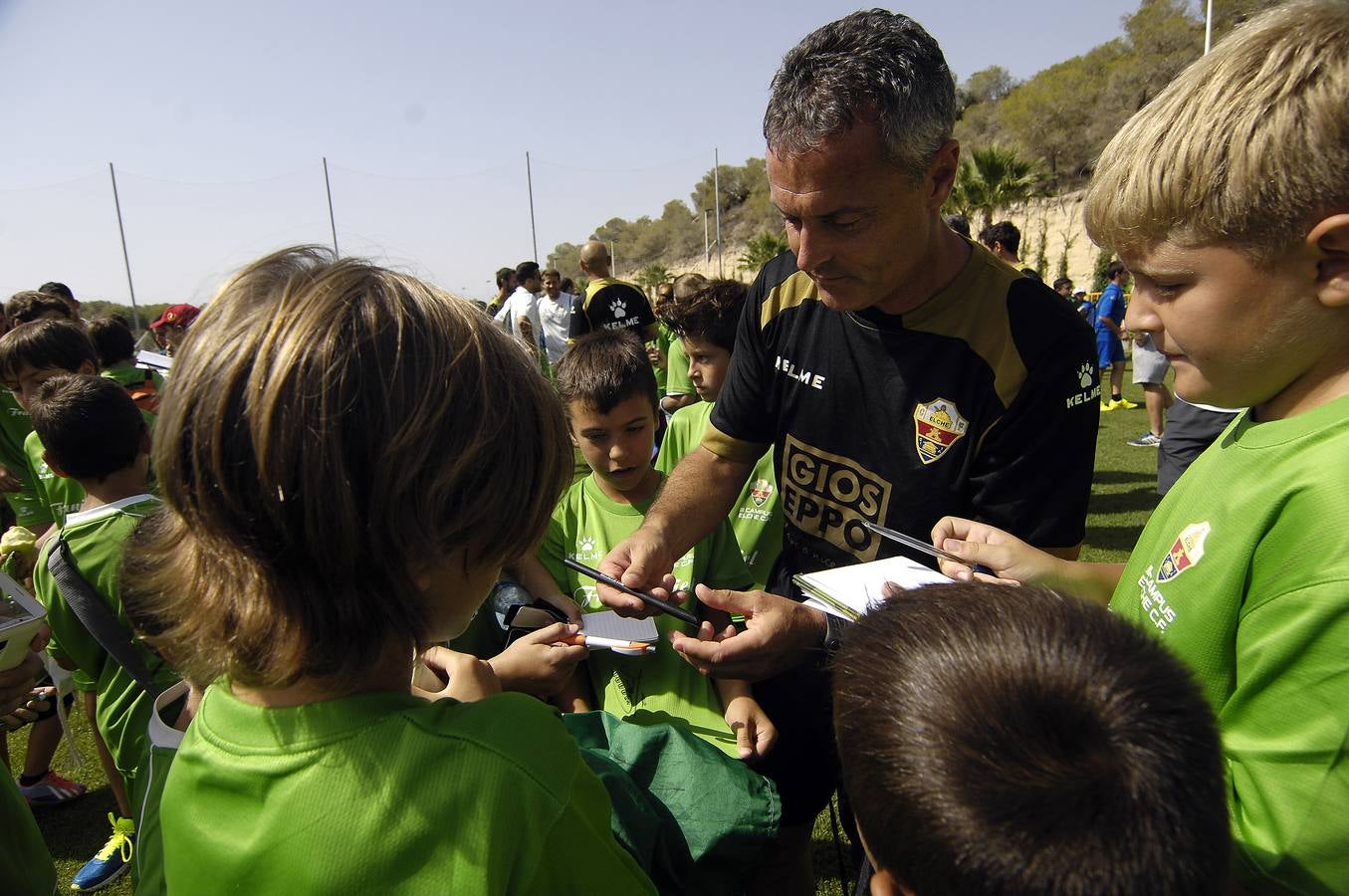 Entrenamiento franjiverde en Campoamor