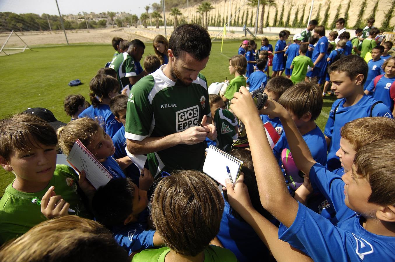 Entrenamiento franjiverde en Campoamor