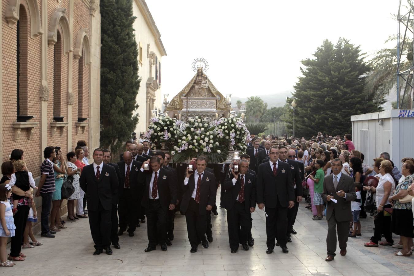 Misa y procesión en honor a la Virgen de Huertas