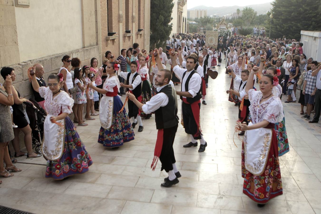 Misa y procesión en honor a la Virgen de Huertas