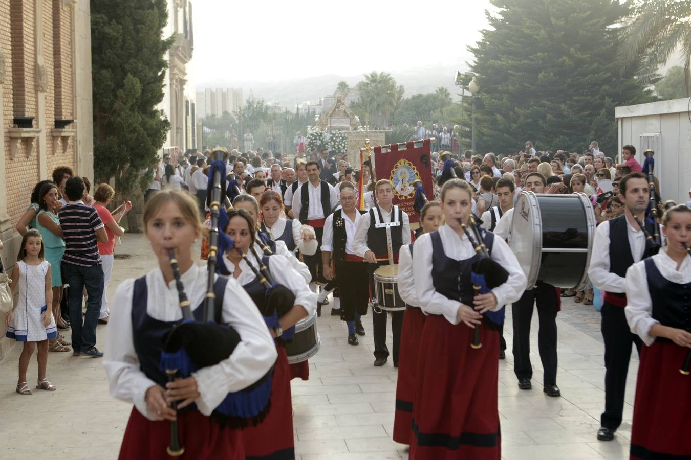 Misa y procesión en honor a la Virgen de Huertas