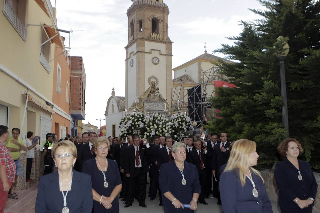 Misa y procesión en honor a la Virgen de Huertas
