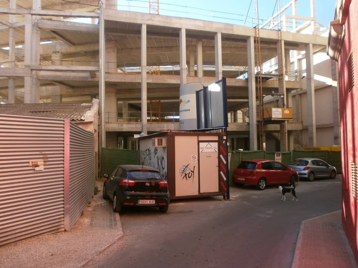 Reanudan las obras del auditorio de Sax