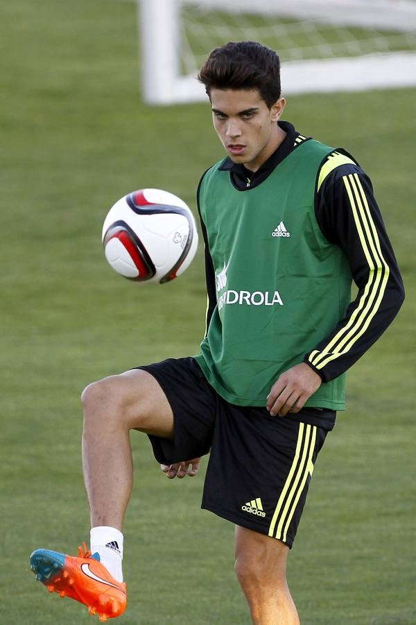 La selección entrena pensando en la Eurocopa