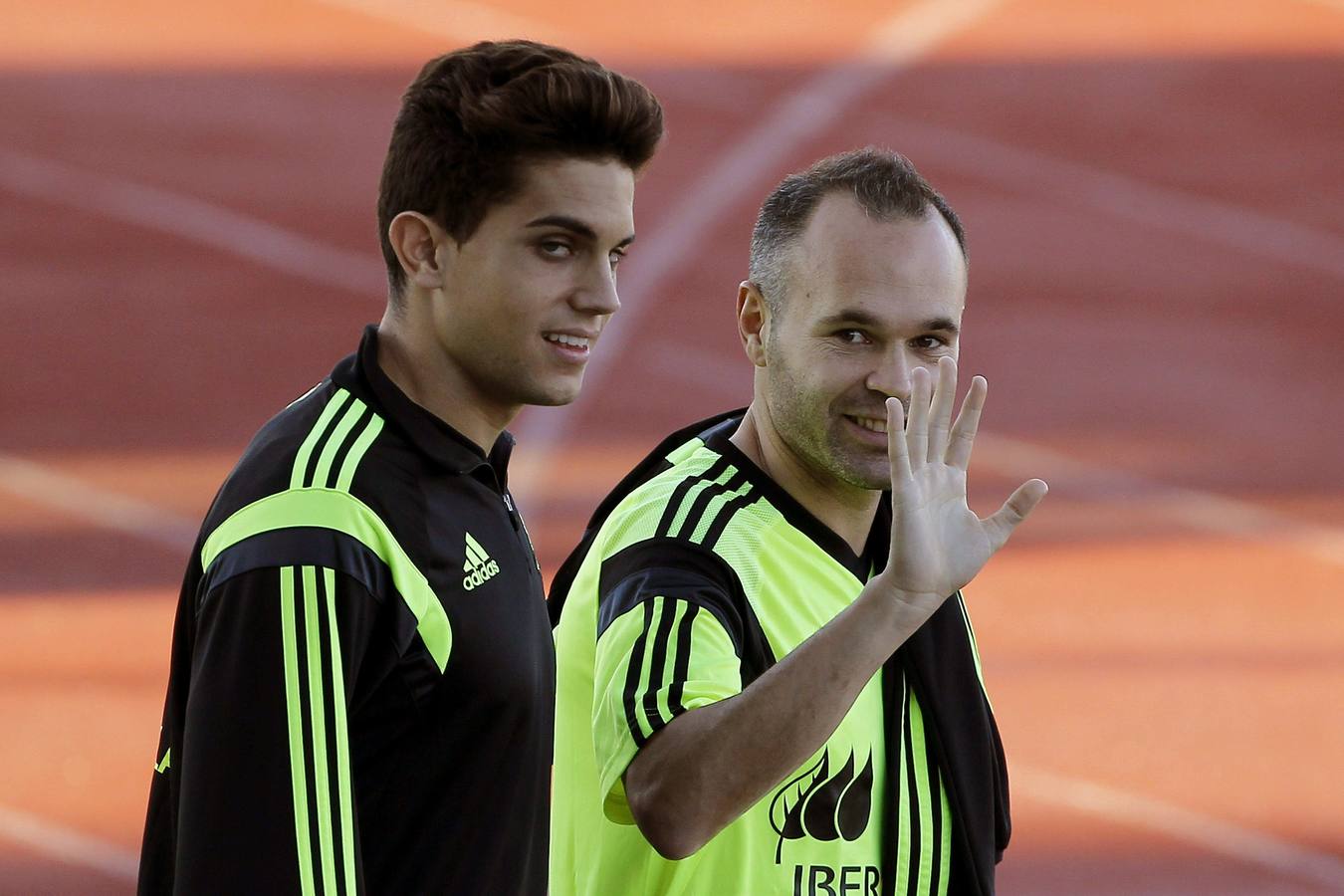 La selección entrena pensando en la Eurocopa