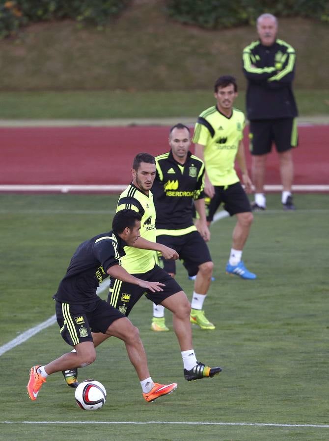 La selección entrena pensando en la Eurocopa
