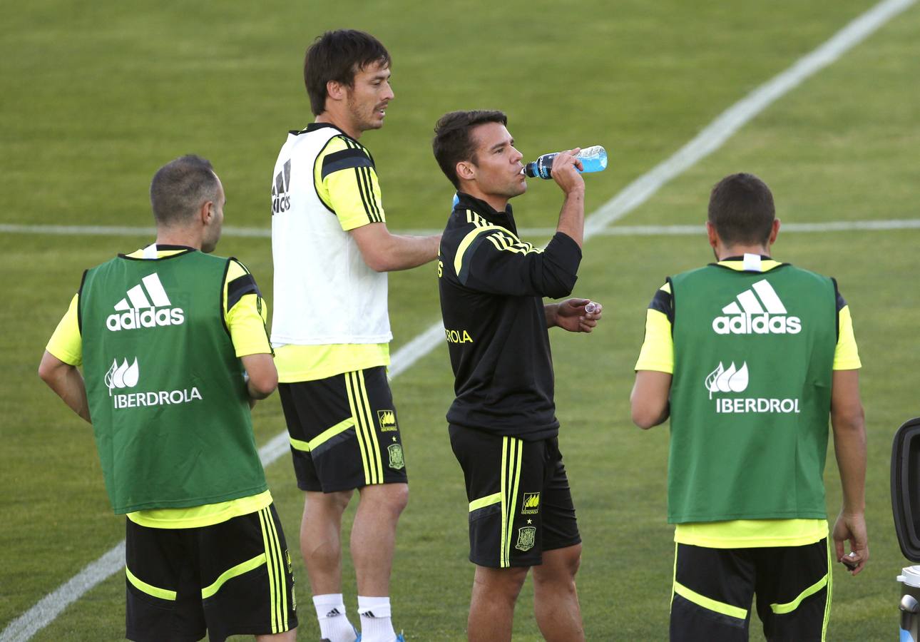 La selección entrena pensando en la Eurocopa