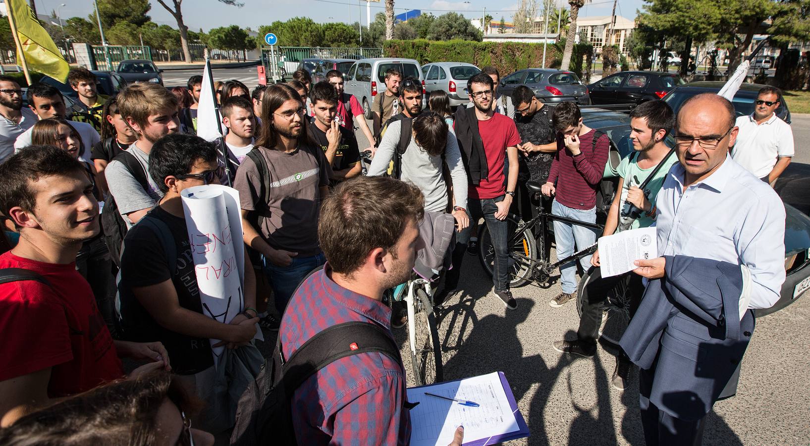 Protestas en la UA