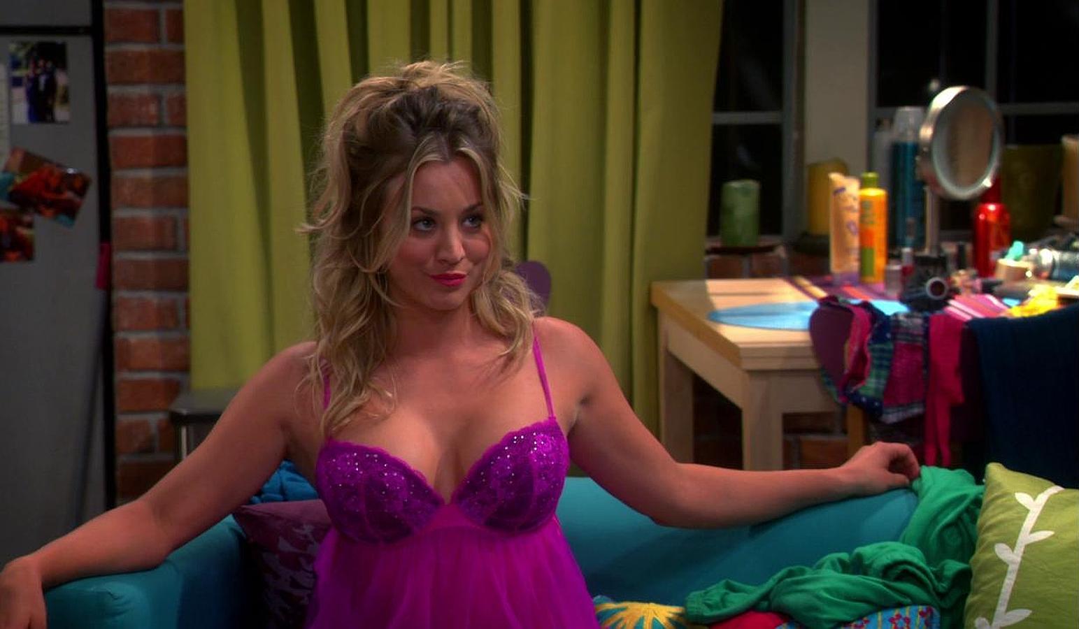 La actriz Kaley Cuoco