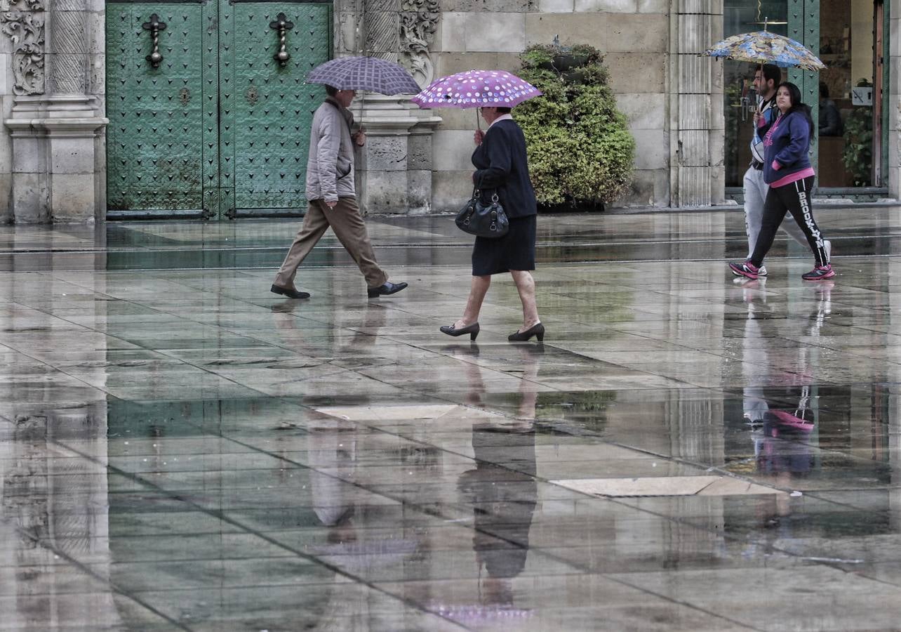 Fuertes lluvias en Alicante