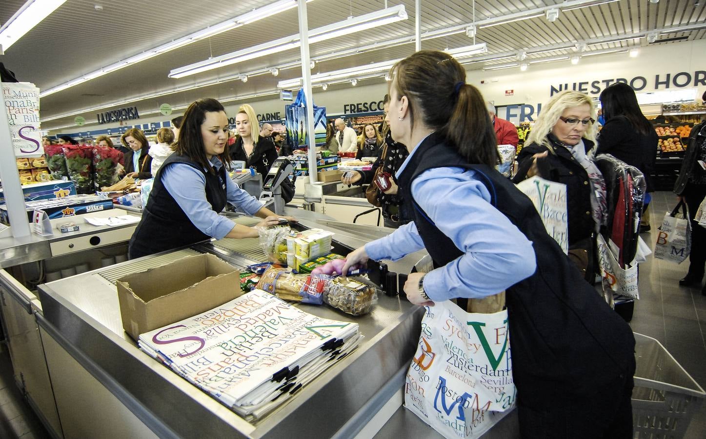 Inauguración de Aldi en Elche