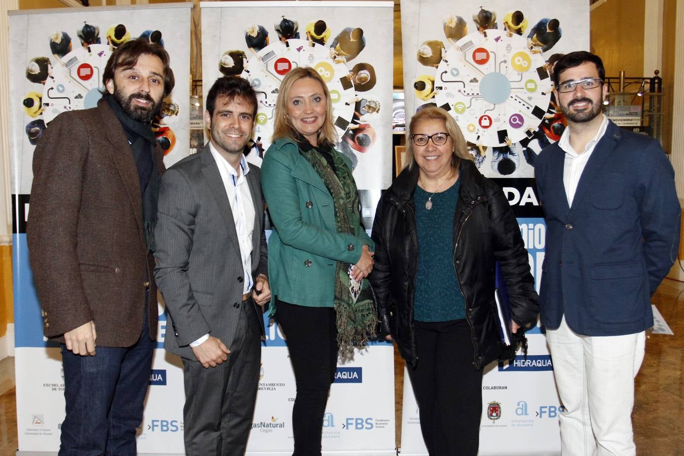 El &#039;photocall&#039; de los VI Premios Web de la provincia de Alicante (I)