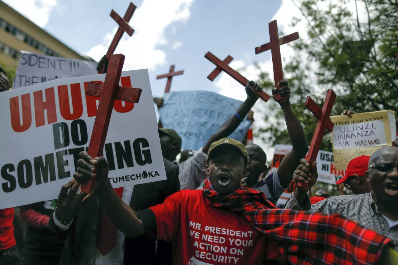 Protestas en Nairobi contra el gobierno