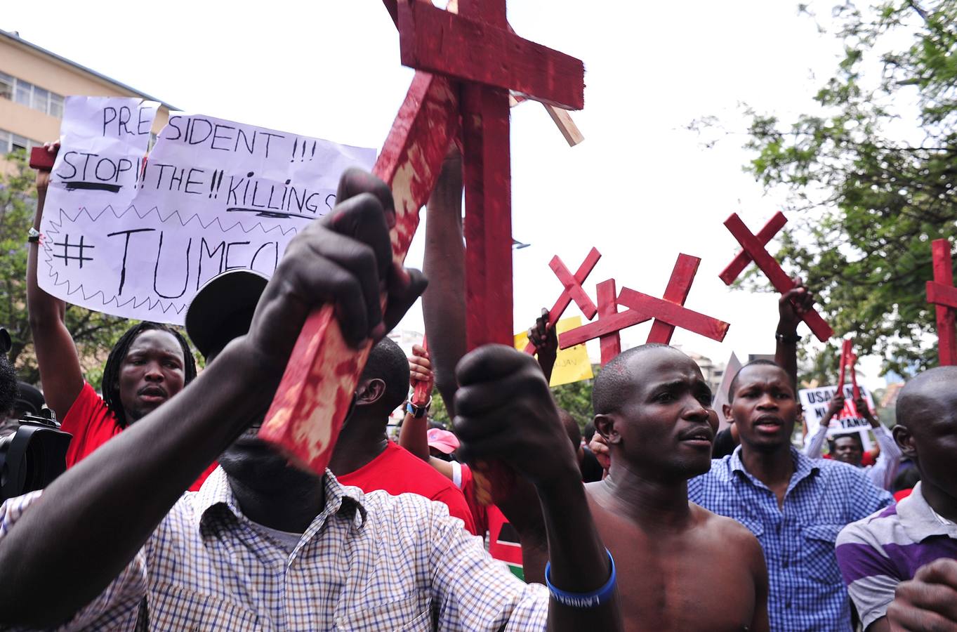 Protestas en Nairobi contra el gobierno