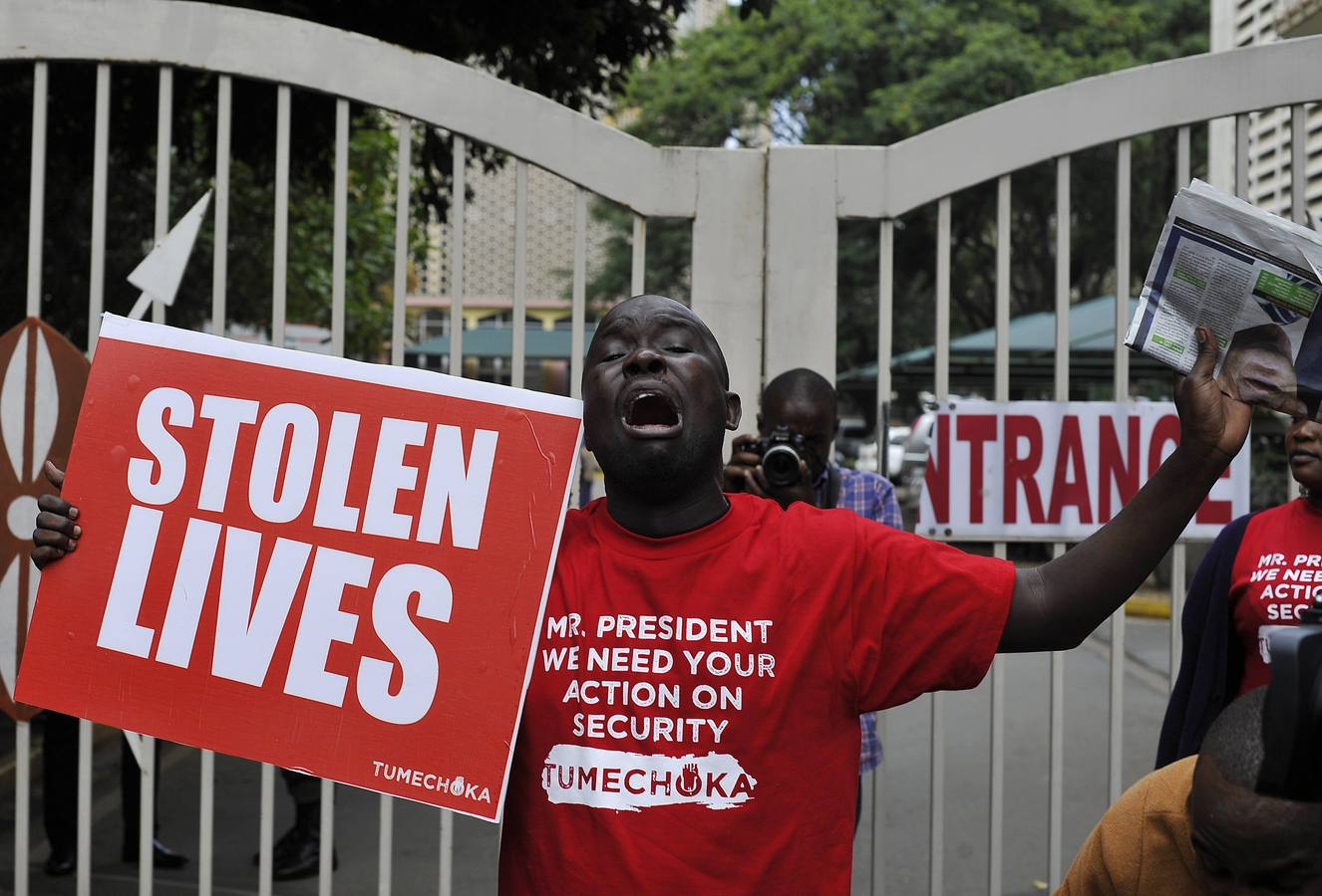 Protestas en Nairobi contra el gobierno