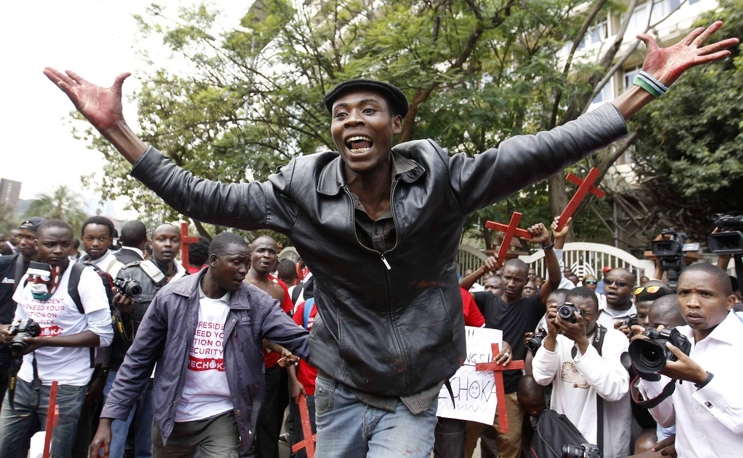 Protestas en Nairobi contra el gobierno