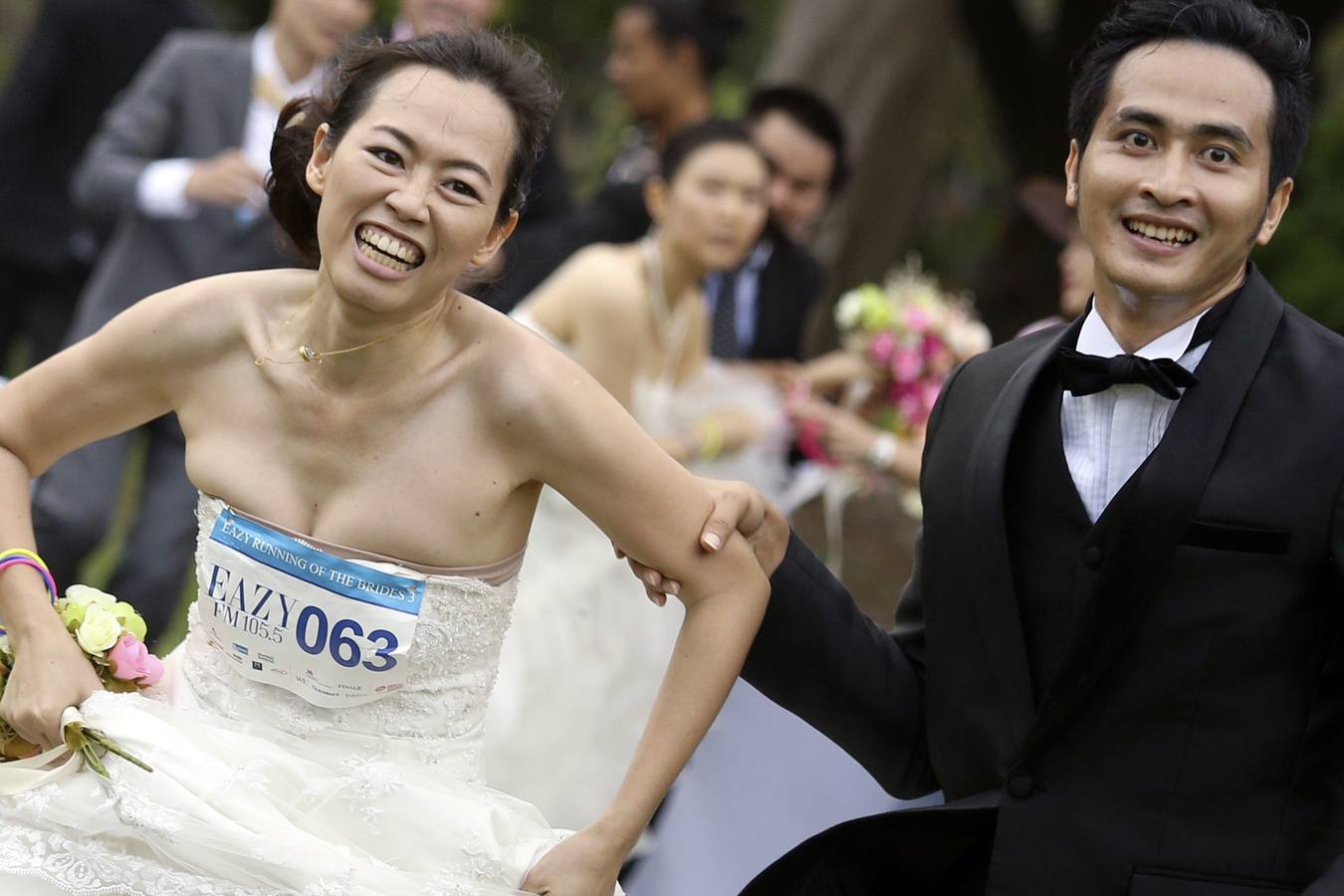 &#039;Running&#039; de recién casadas