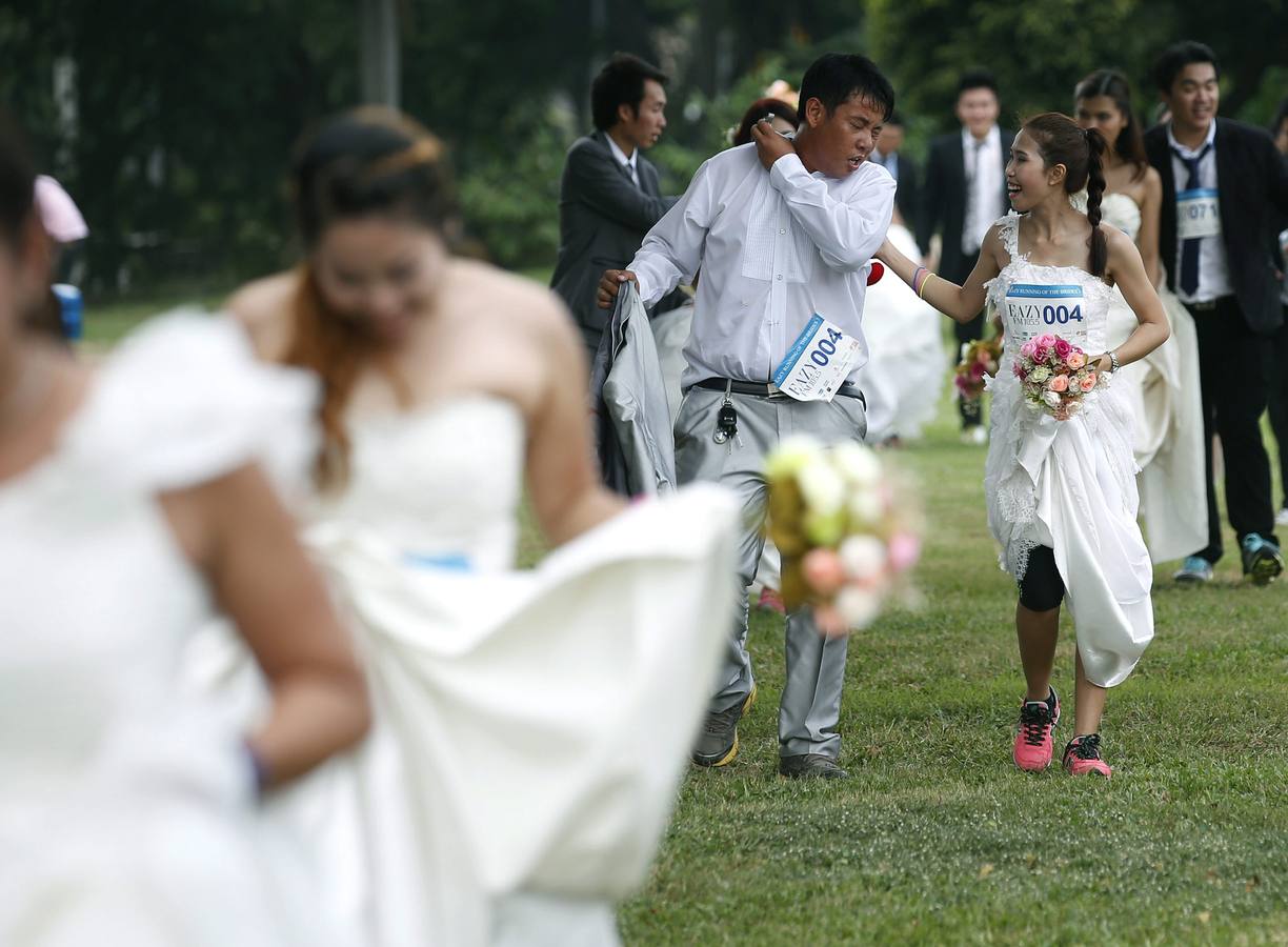 &#039;Running&#039; de recién casadas