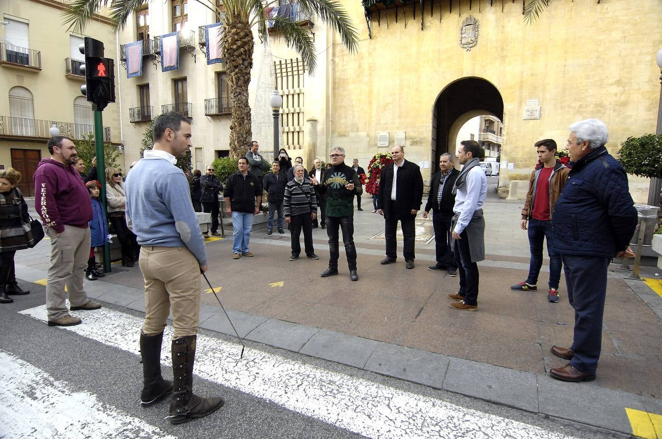 Ensayos para recibir a la Virgen