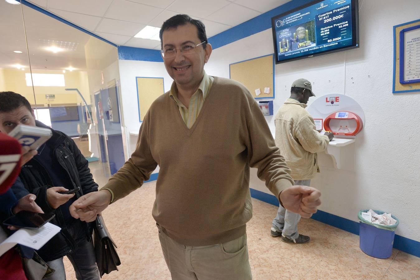 Un décimo agraciado con el quinto premio se vendió en Lorca.