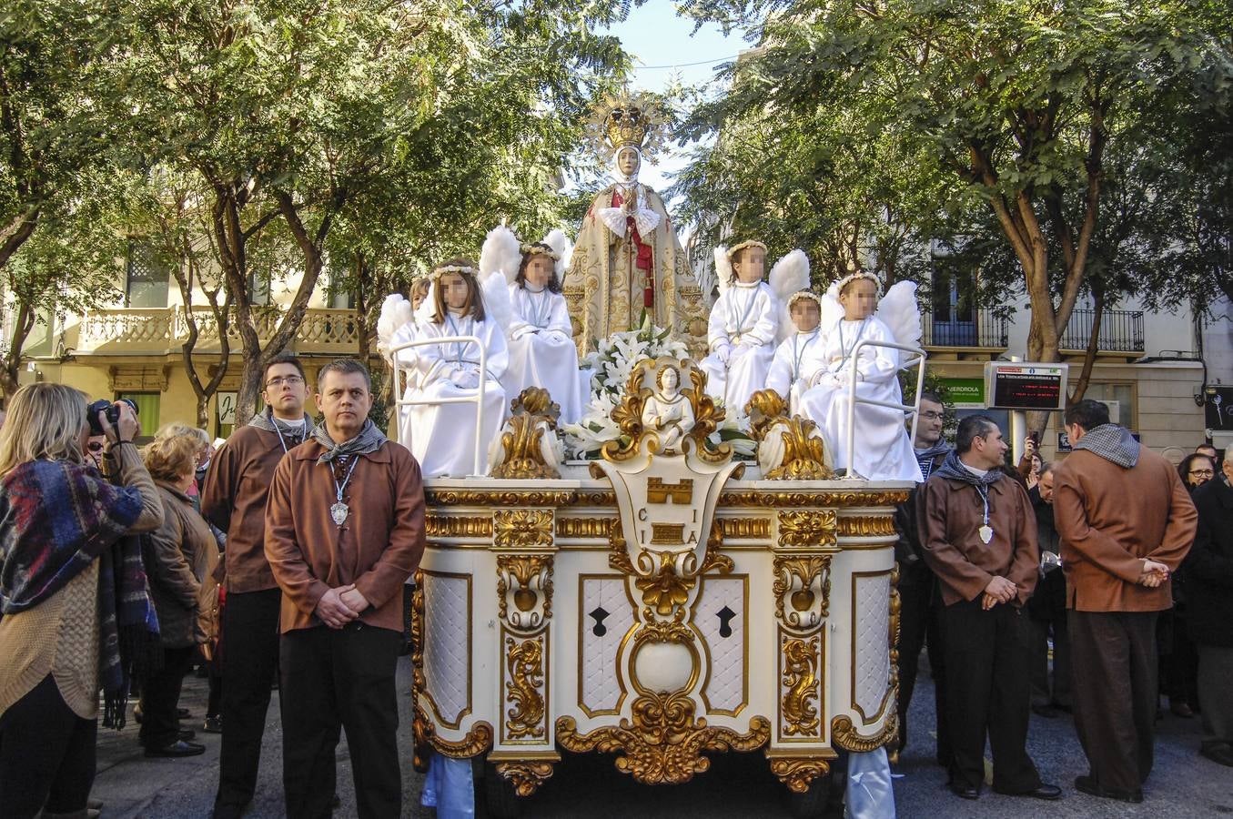 Procesión de la Virgen en Elche