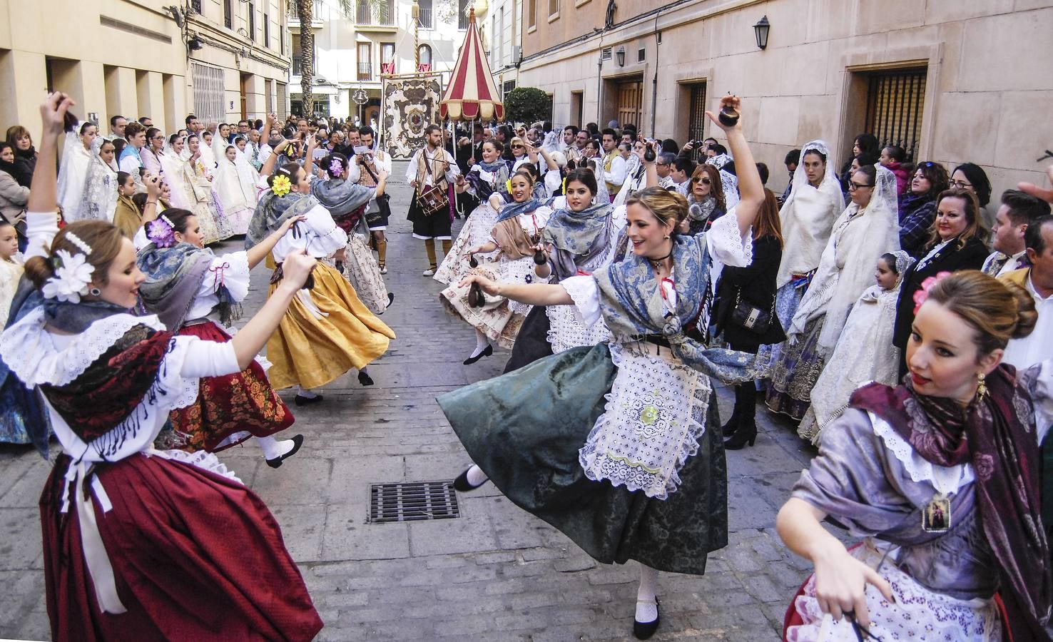 Procesión de la Virgen en Elche