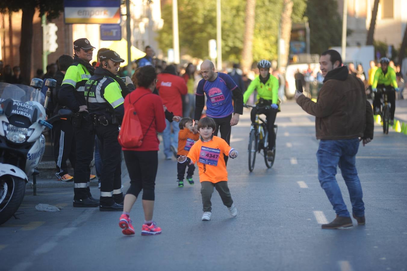 Los niños corren la San Silvestre de Murcia 2014