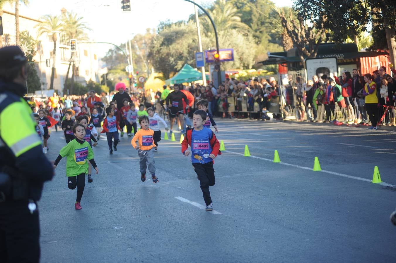 Los niños corren la San Silvestre de Murcia 2014